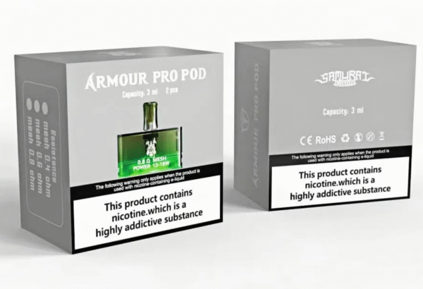 SAMURAI Armour Pro 將軍 PRO小煙主機 1500mAh 鎧甲發光煙彈截圖 2025-08-10 上午11.37.59 【小煙主機】SAMURAI Armour Pro 將軍 PRO 30W