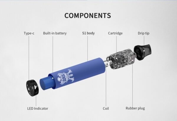 大將軍 s11709884459162916 【SAMURAI 將軍 S1 可注油一次性主機|8000-10000口】